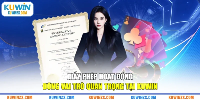 Giấy phép hoạt động đóng vai trò quan trọng tại KUWIN